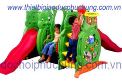 CẦU TRƯỢT, XÍCH ĐU CÚ MÈO ĐÔI, RỔ BÓNG-SL06