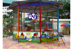 NHÀ BÓNG BÁT GIÁC CẦU TRƯỢT XOẮN-PH1003