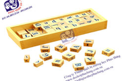 Hộp xúc xắc chữ cái MS142