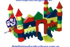 XẾP HÌNH LÂU ĐÀI GỖ-XD01