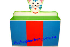 TỦ ĐỂ CHĂN GỐI HÌNH MÈO 3 CÁNH-GT06