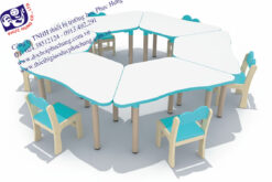 BỘ BÀN GHẾ HÌNH THANG - BG53