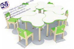 bàn mầm non lắp ghép